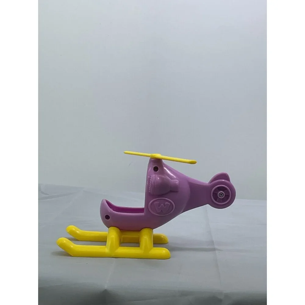Purple & Yellow Toy Helicopter For Kids
